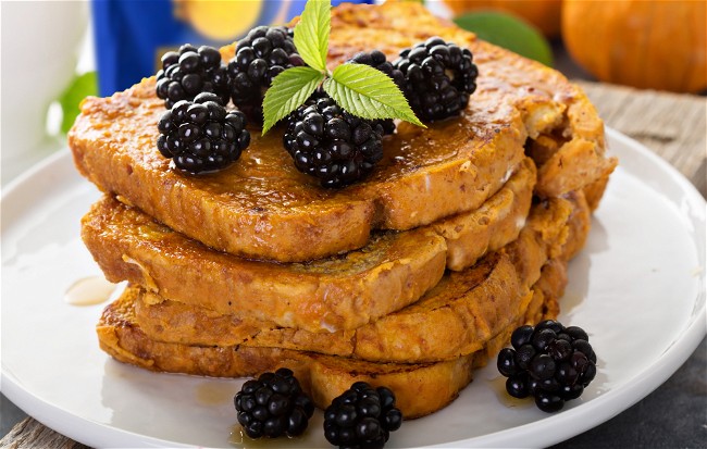 Image of GOLDEN PUMPKIN FRENCH TOAST